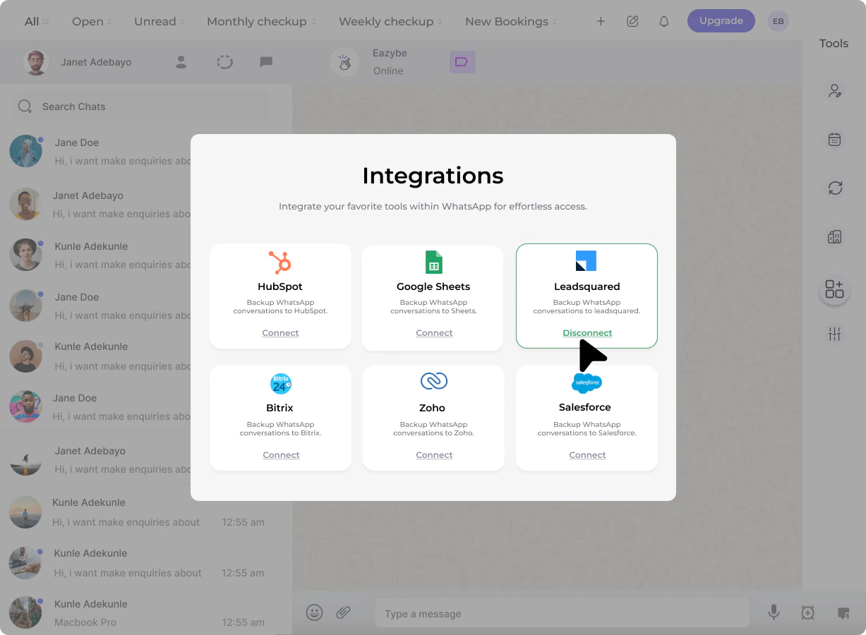 Disconnect Integration