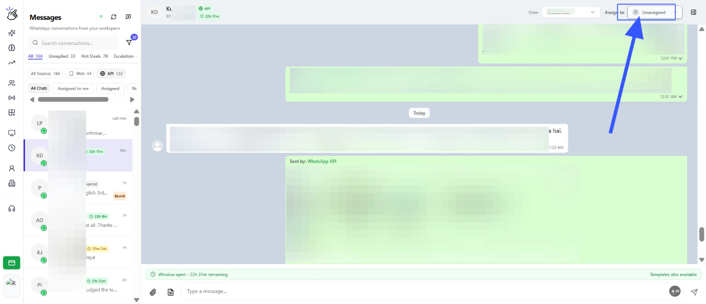 Assign to dropdown