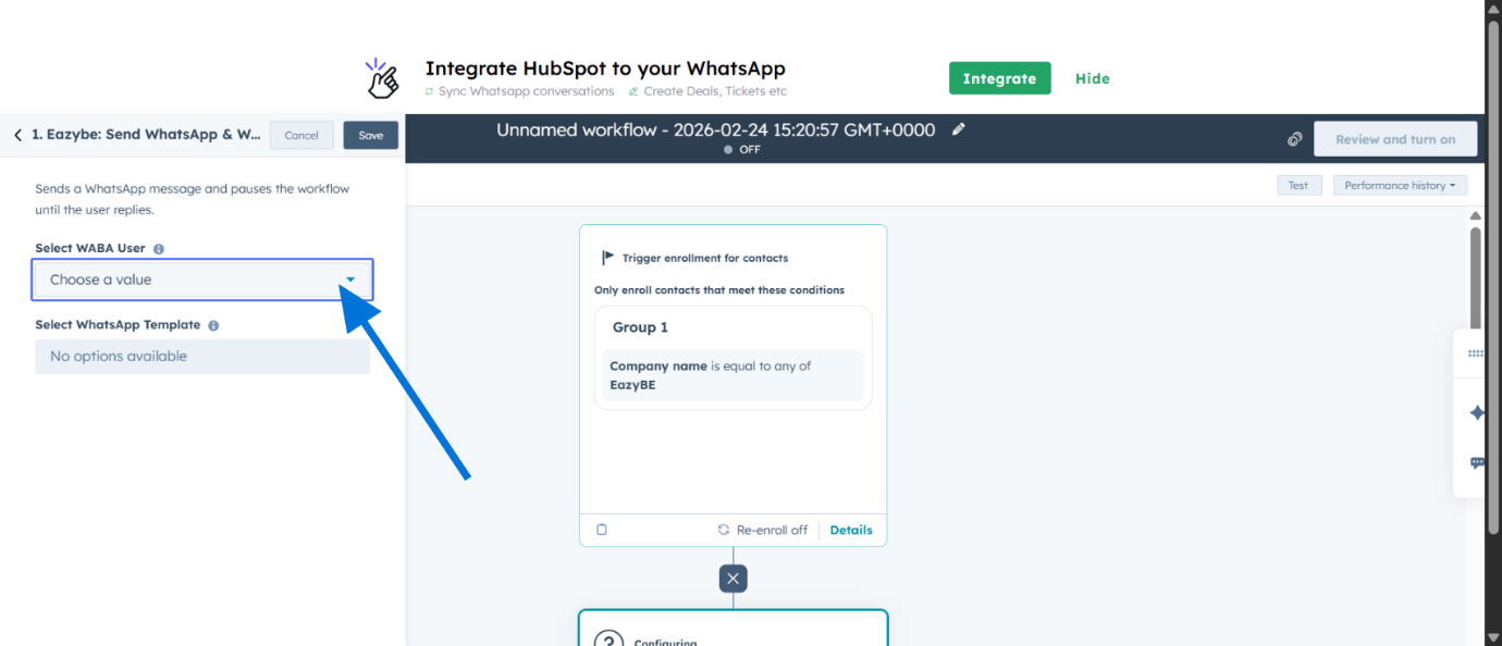 Escolher número de remetente