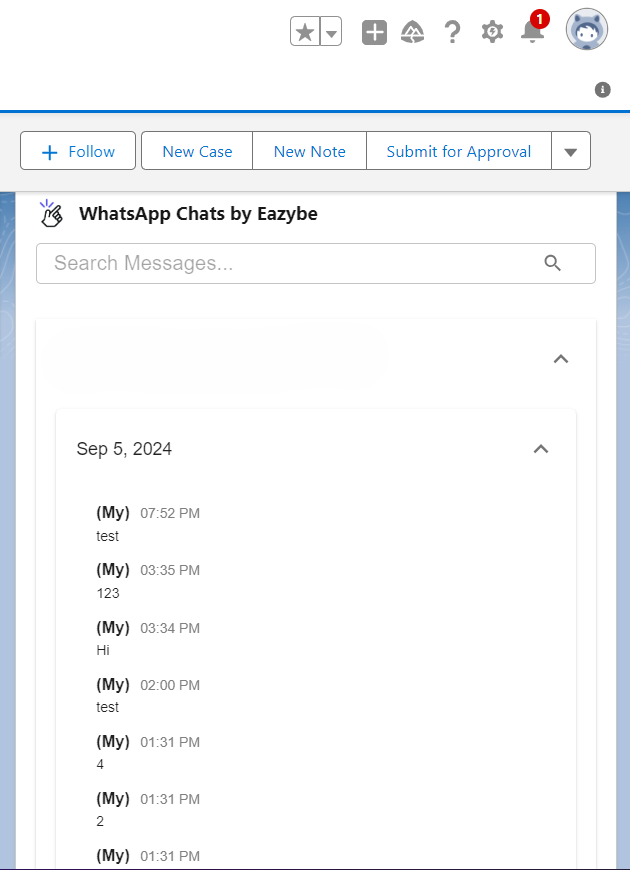 Contact Card in Mini-CRM