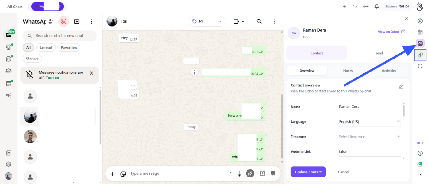 Icono del Mini CRM de Odoo