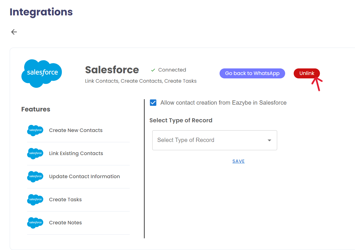 Configure Integration