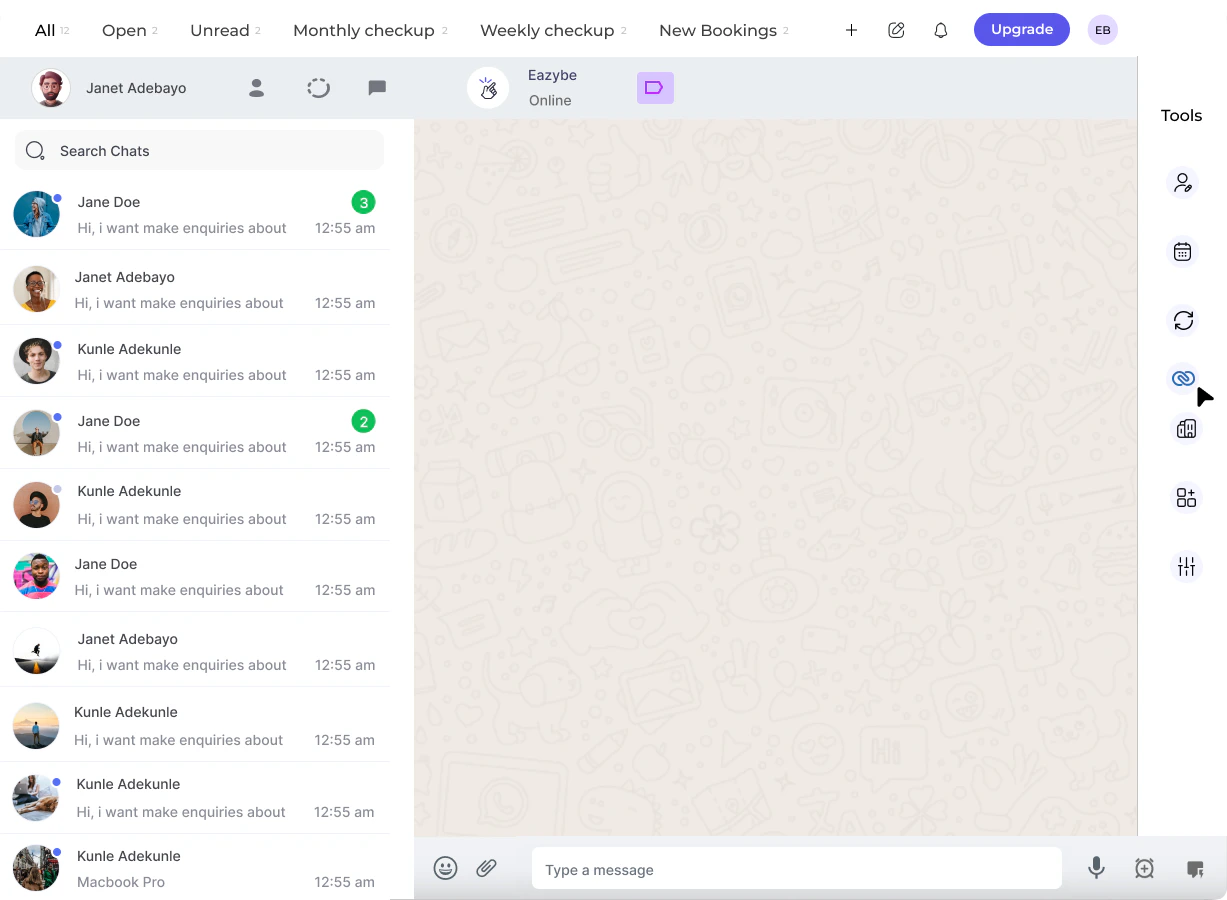 Abrir Chat do WhatsApp