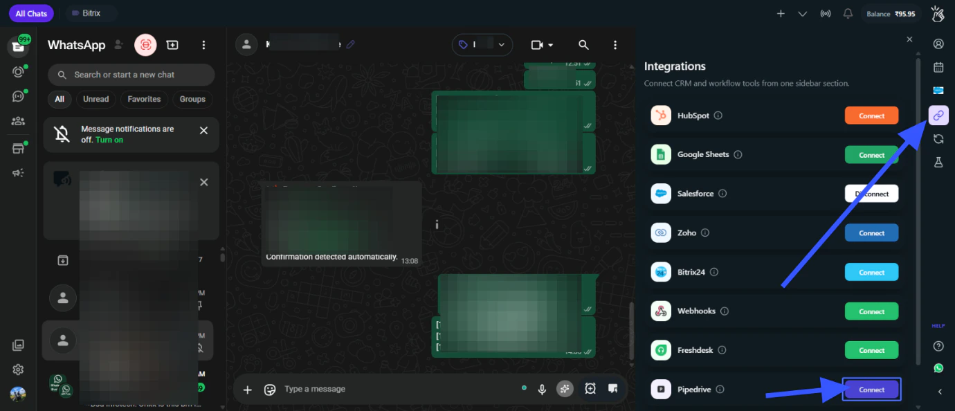 WhatsApp Web with Eazybe Extension