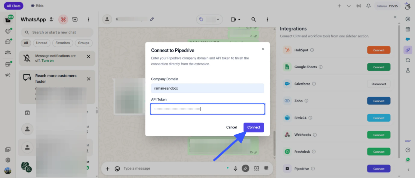 Connect Pipedrive