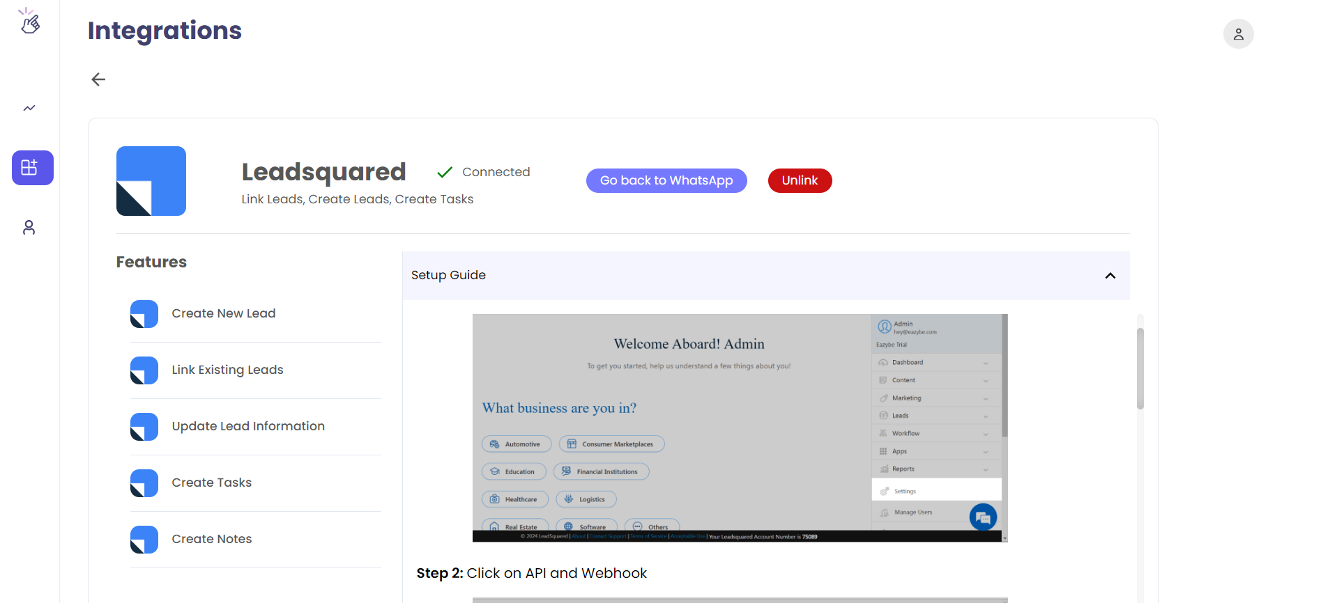 Workspace Integrations