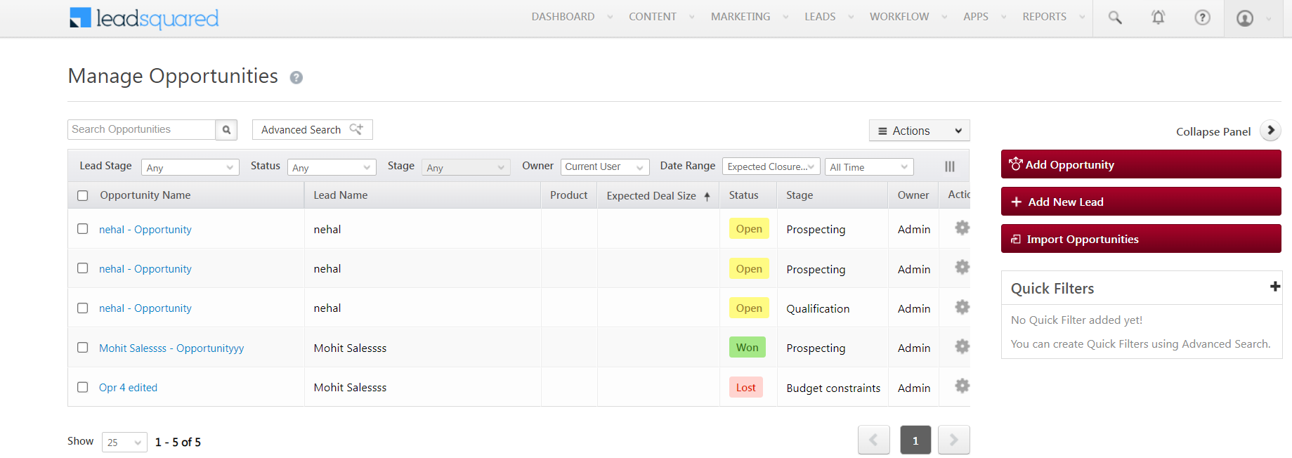WhatsApp Chats Activity