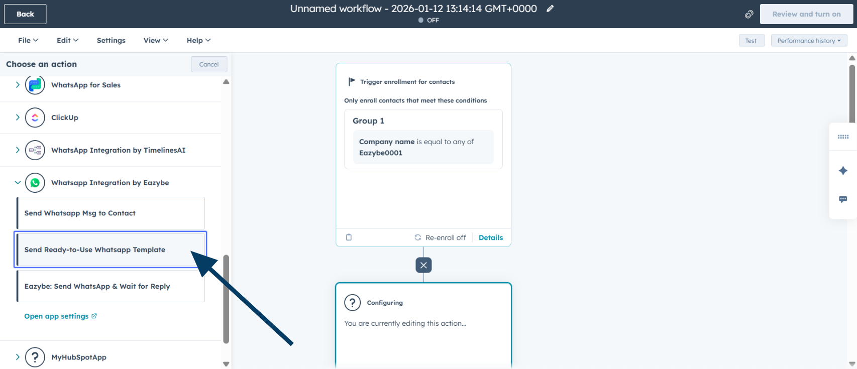 WhatsApp Integration