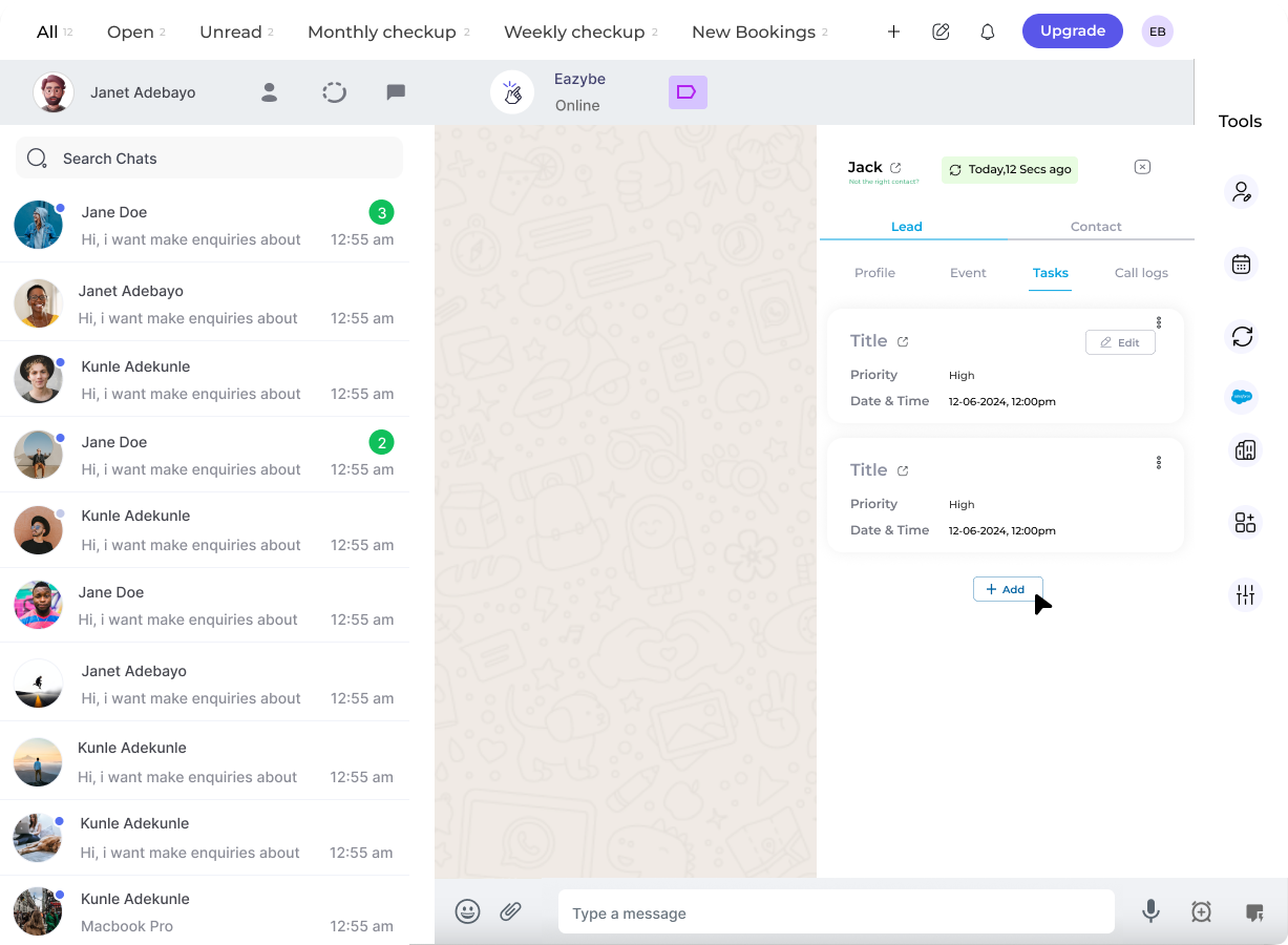 Task Management Options