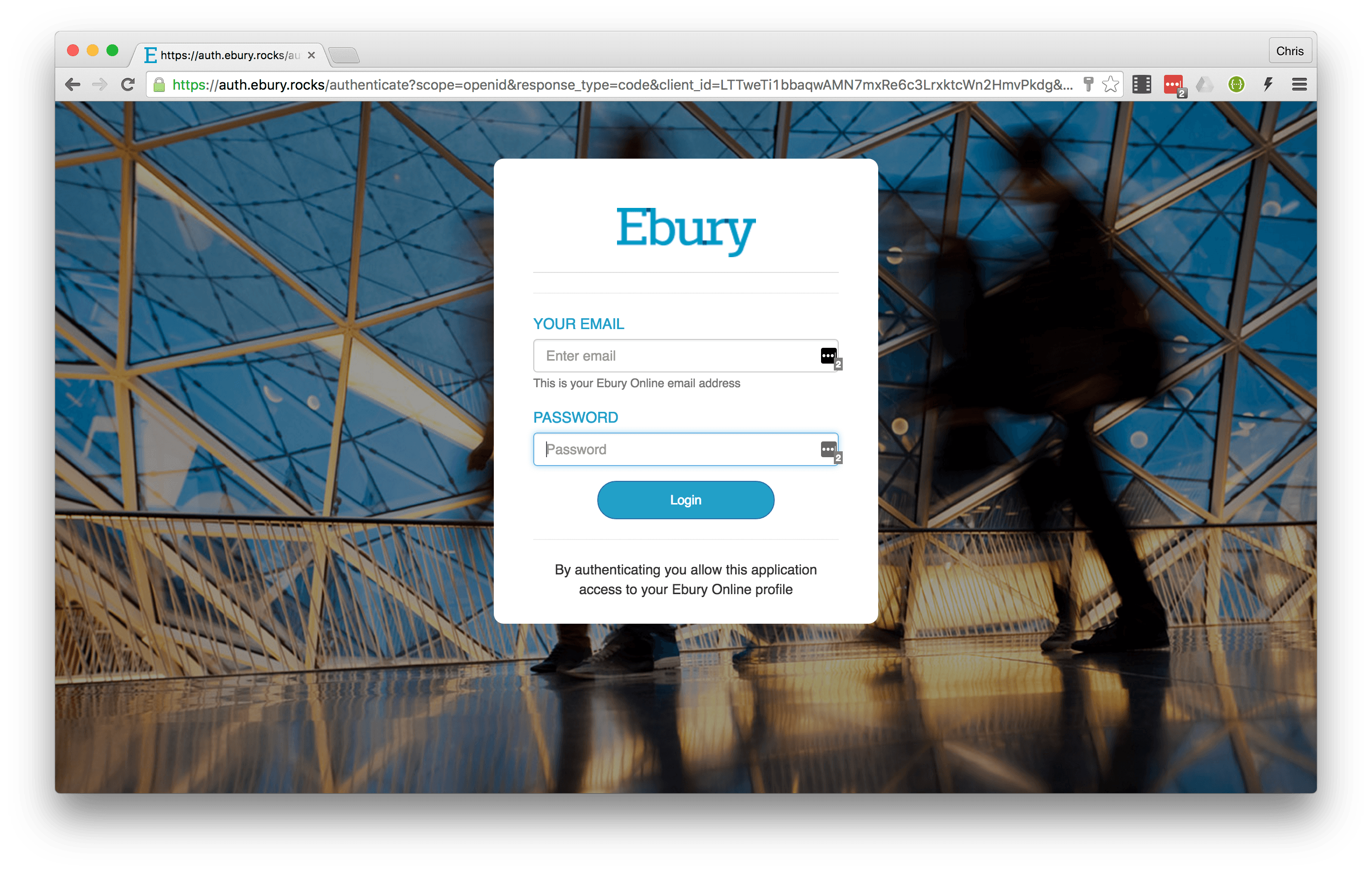 Login Screen