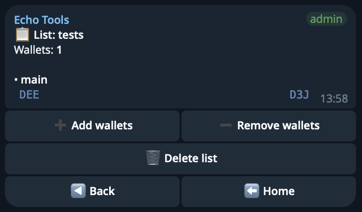 List View