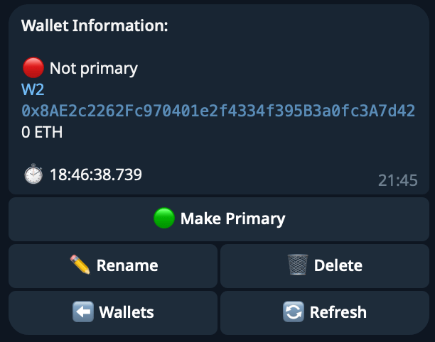 Evm Wallet Settings Evm Wallet Settings