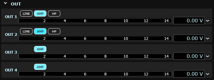 AMP Mode Control Panel