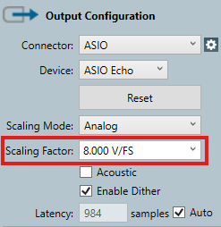 Output Scaling