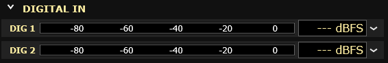 Digital Input Tab