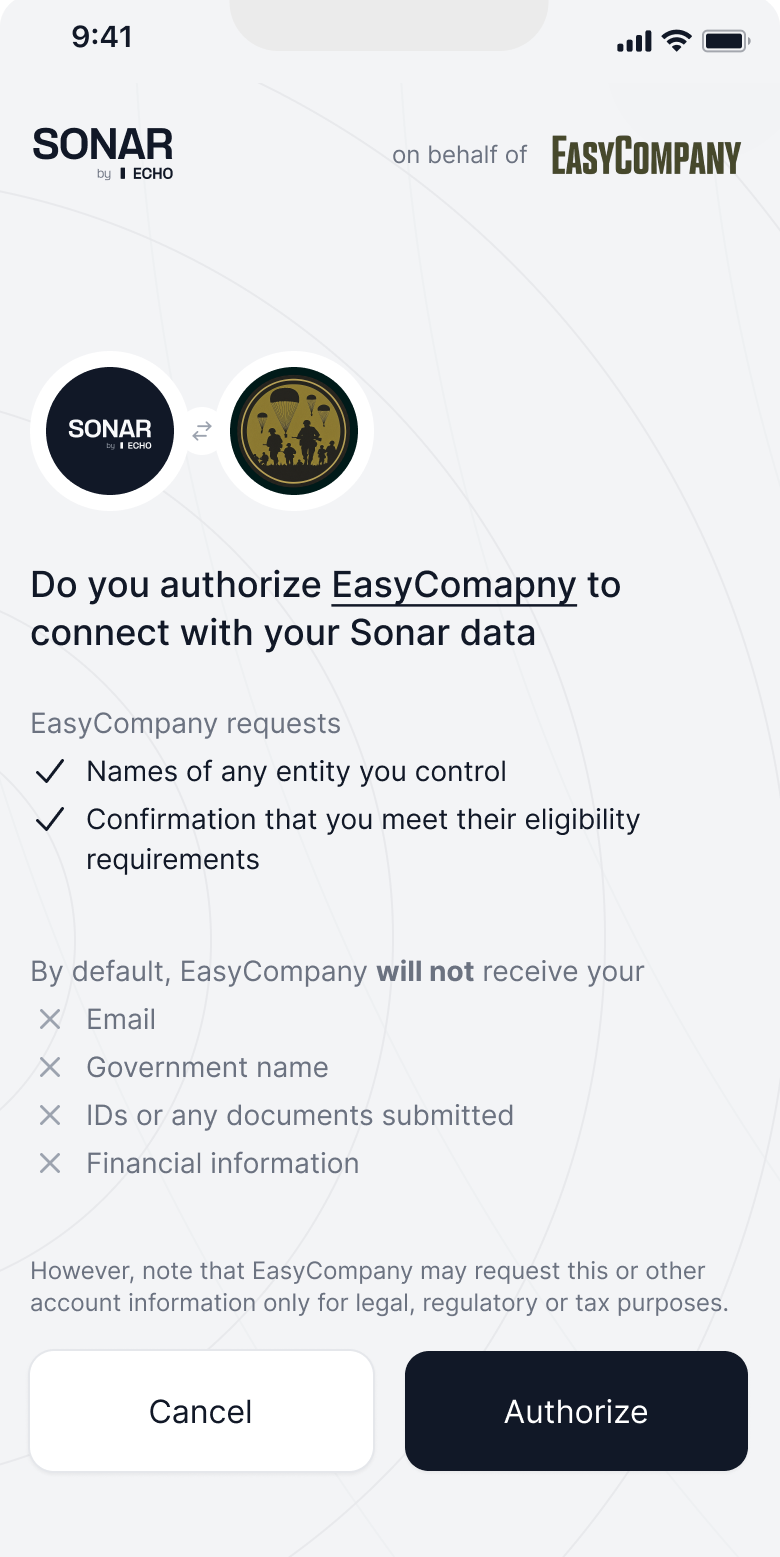 OAuth Screen