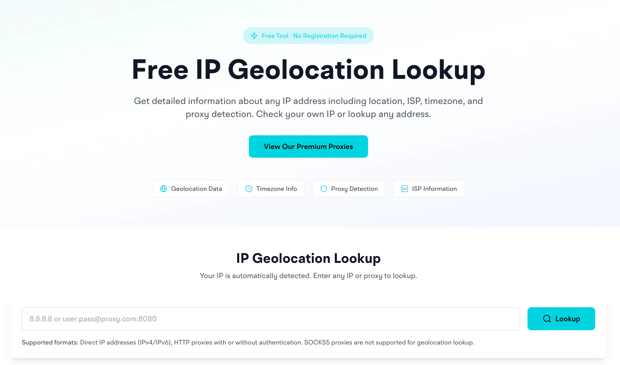 IP Geolocation Tool