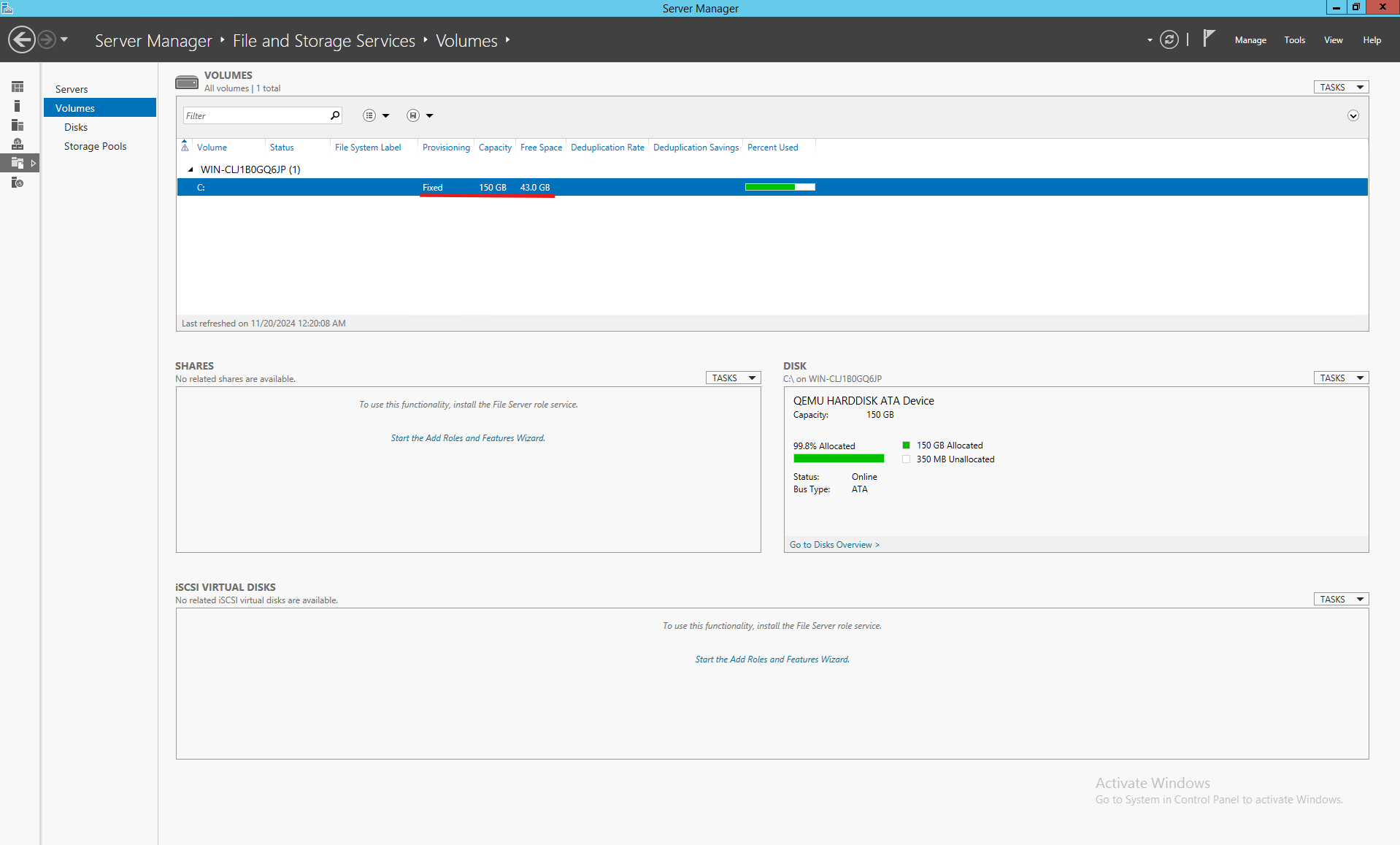 Extend Windows Hard Drive