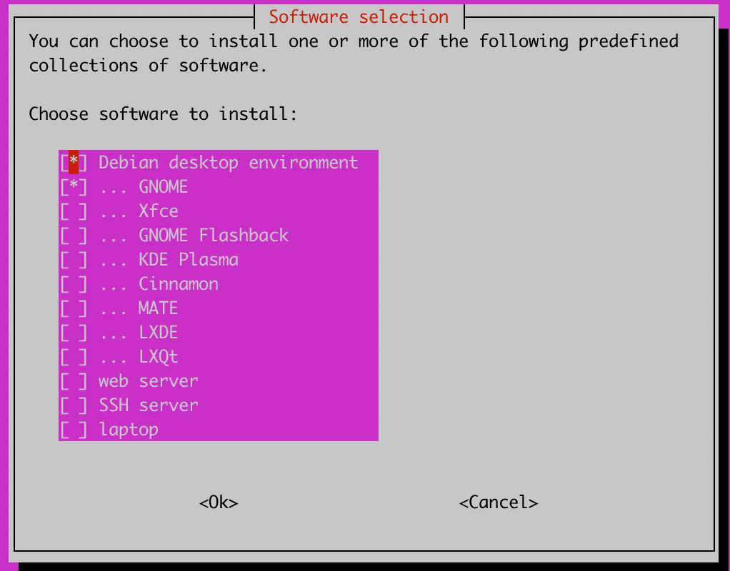 GUI versions of Ubuntu or Debian