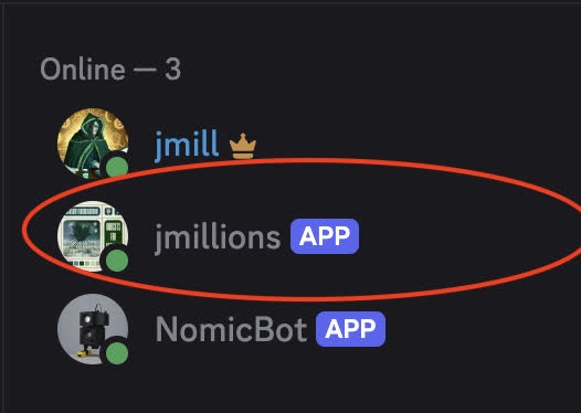 Bot online status