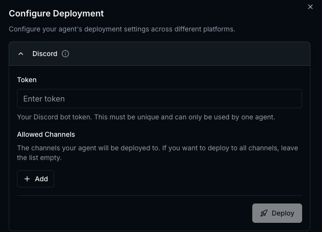 Discord deployment configuration