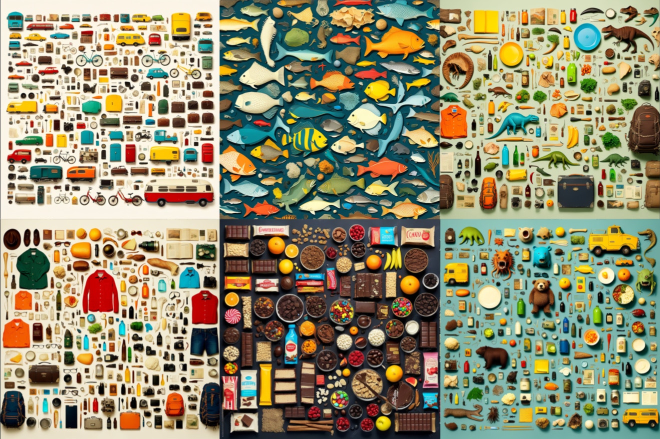 Generated knolling images