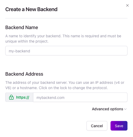 How to create a new routing backend