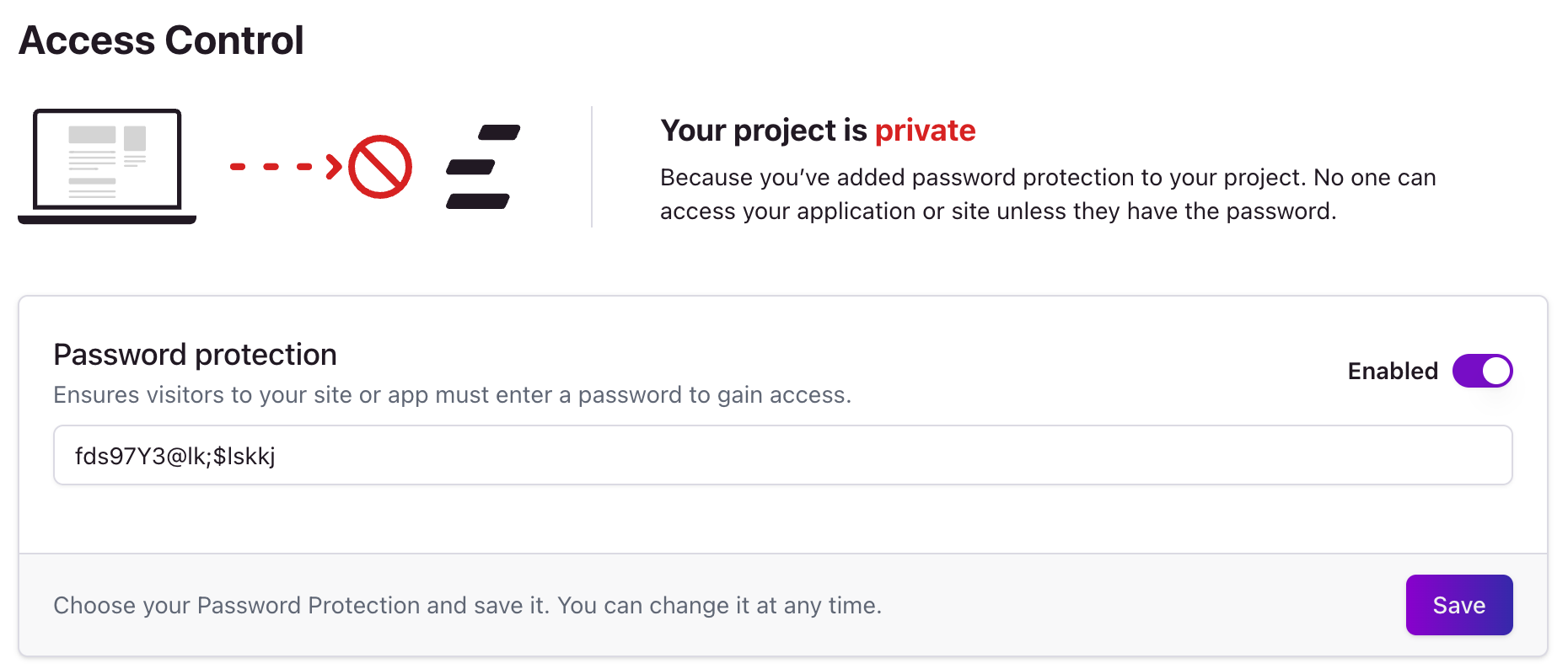 Password Protection