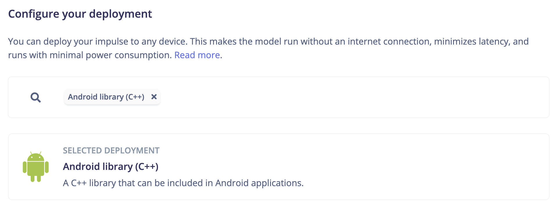 Android library (C++)