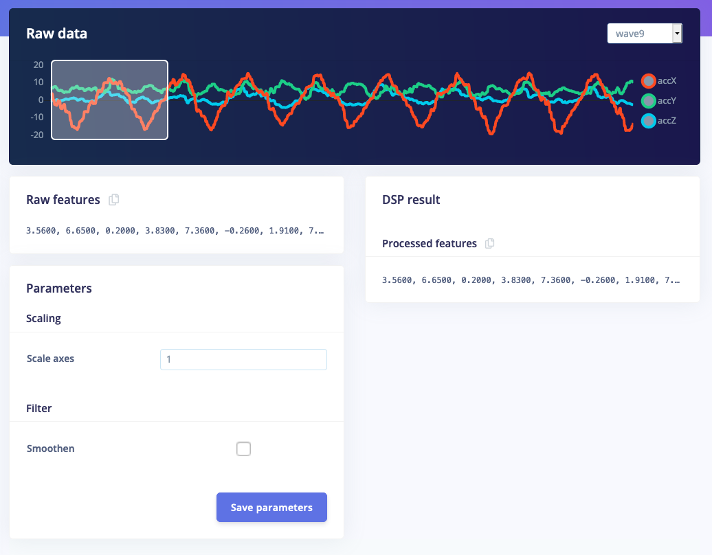 Custom block parameters page showing the new Smooth toggle option