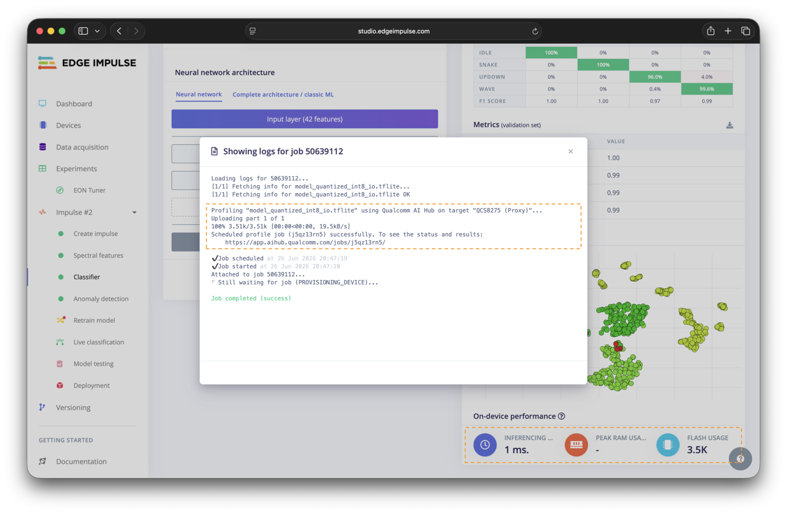 Qualcomm Dragonwing IQ-8275 Evaluation Kit - Edge Impulse Documentation