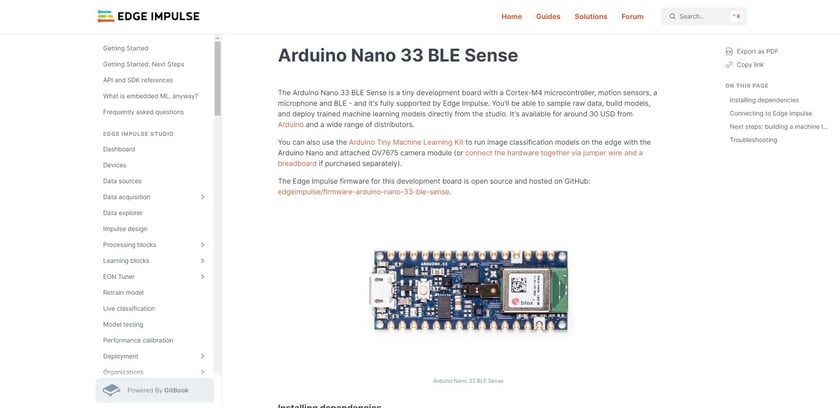 Edge Impulse Arduino Hospital Bed Occupancy Detection - Arduino Nano 33 BLE Sense - Edge ...