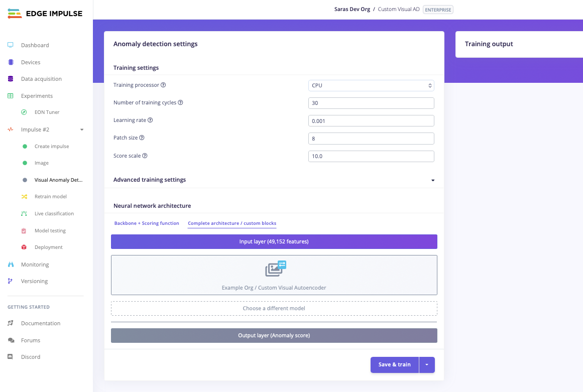 Visual anomaly detection (FOMO-AD) - Edge Impulse Documentation