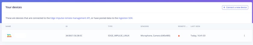 Edge Impulse Python Sdk Texas Instruments SK-TDA4VM - Edge Impulse Documentation