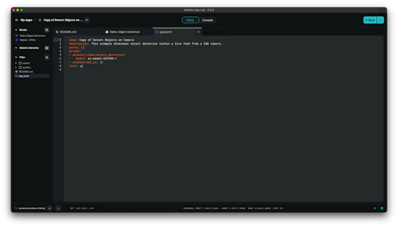 Run Arduino App Lab - Edge Impulse Documentation