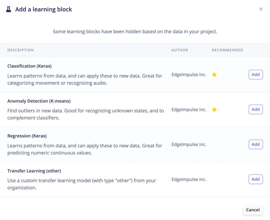 Impulse design - Edge Impulse Documentation