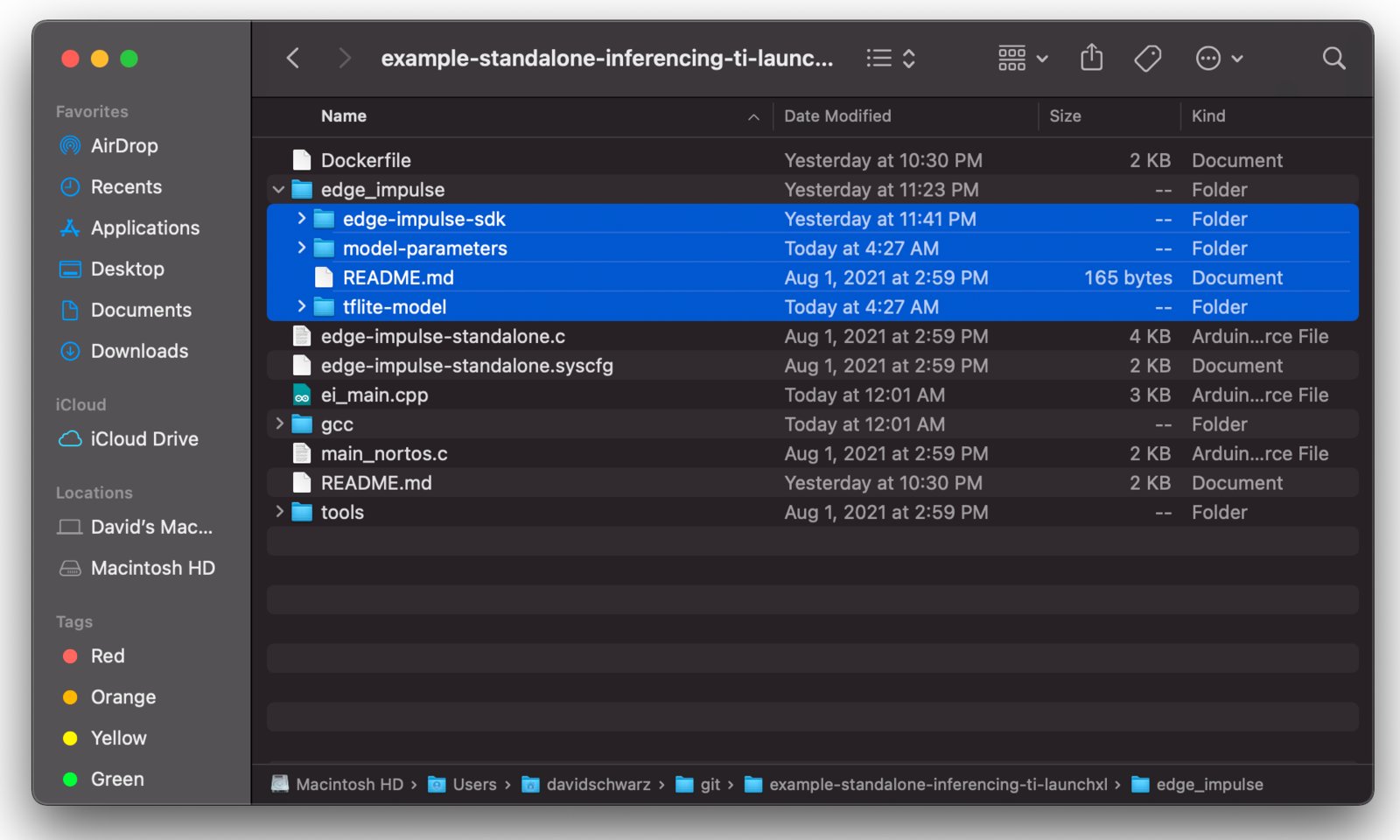 Run C++ library on Alif Ensemble Series devices - Edge Impulse ...