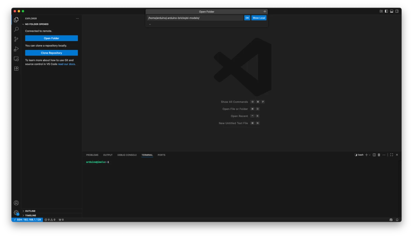 Run Arduino App Lab - Edge Impulse Documentation
