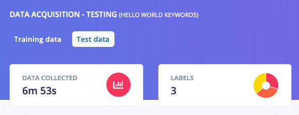 Test set view with balanced audio classes