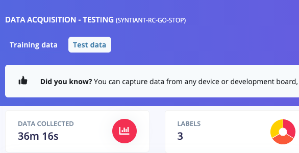 Test set view with balanced keyword spotting classes