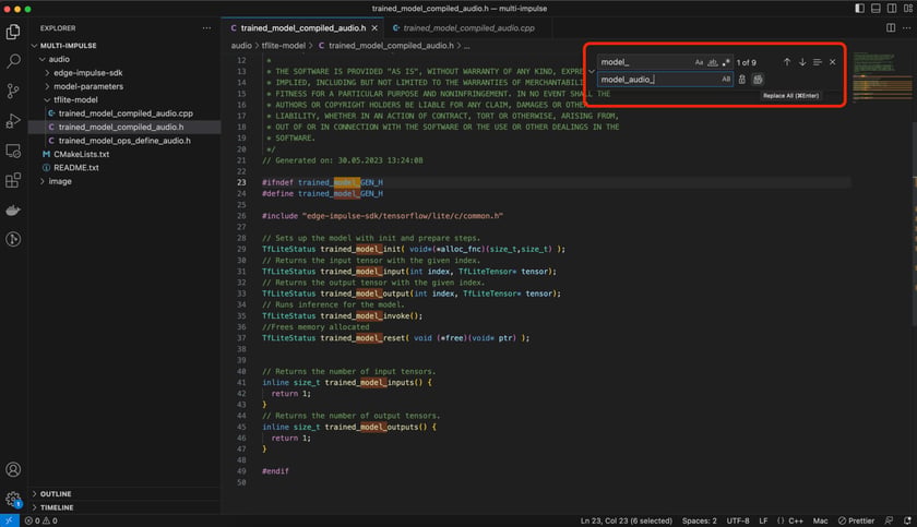 Run multiple impulses (C++) - Edge Impulse Documentation