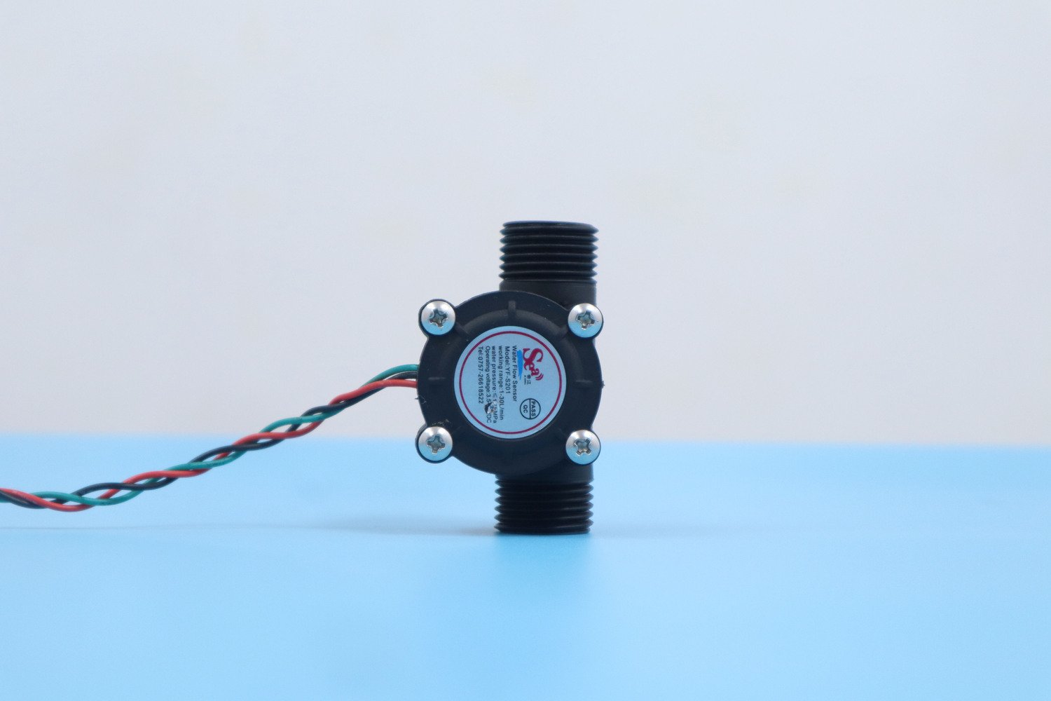 String Flow Detectore Fluid Leak Detection With a Flowmeter and AI - Seeed Wio Terminal ...