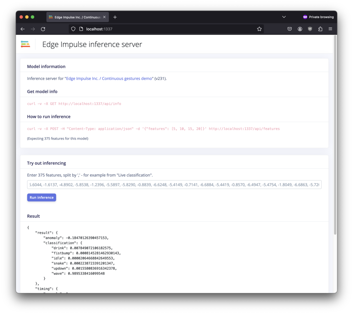 Run Docker container - Edge Impulse Documentation