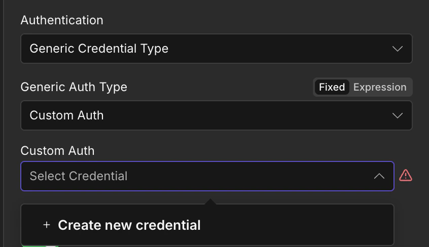 n8n Cloud HTTP Request with Custom Auth for Edges API