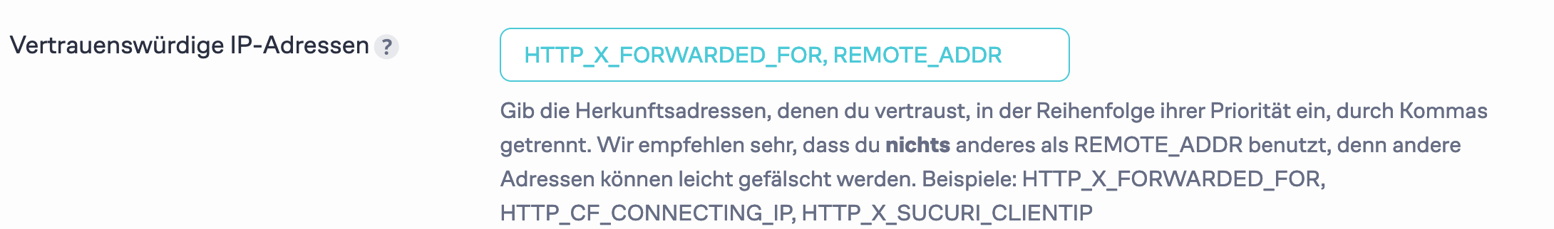 HTTP_X_FORWARDED_FOR und REMOTE_ADDR als Quellen der Besucher-IP