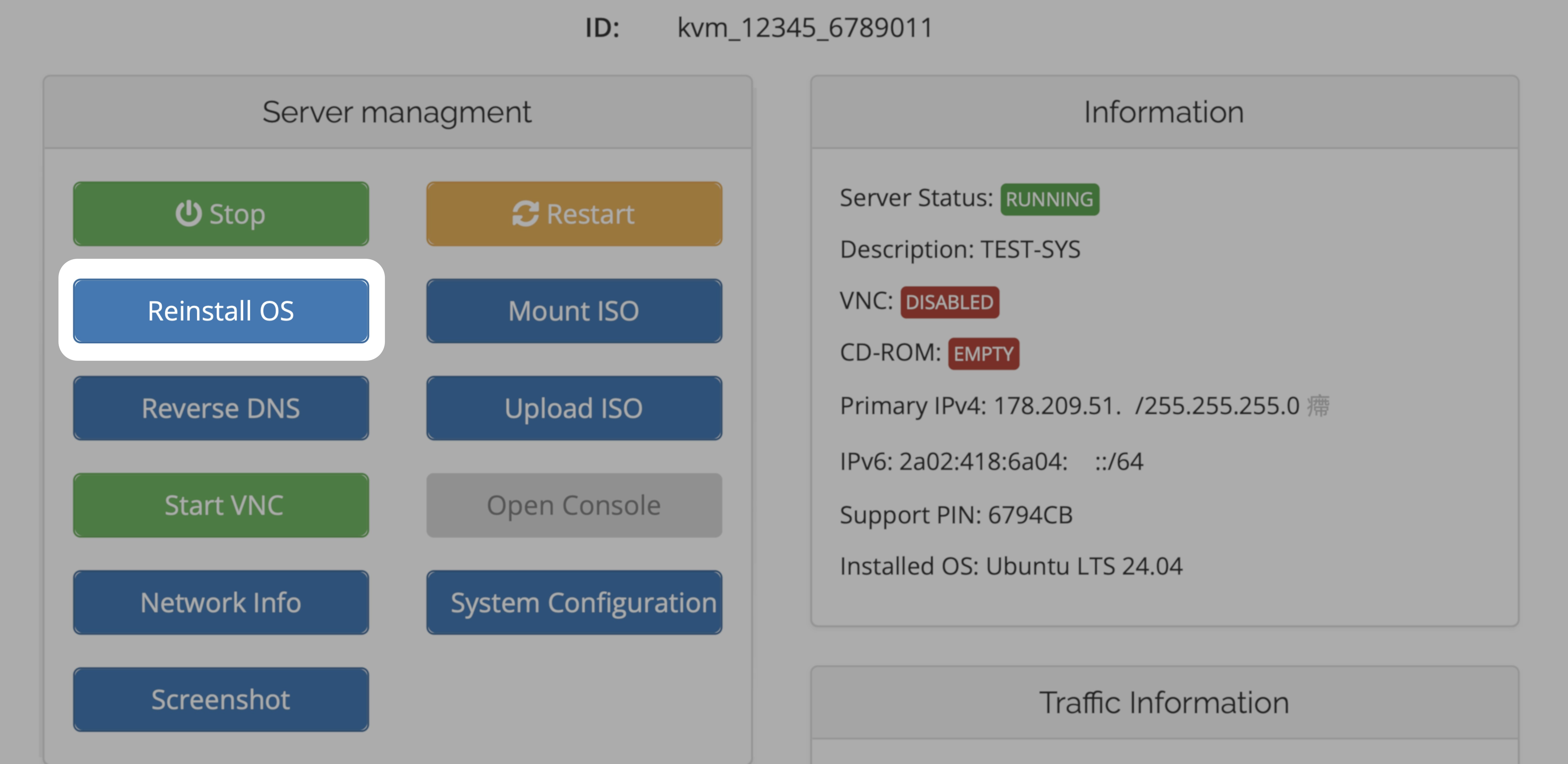 Reinstall VPS