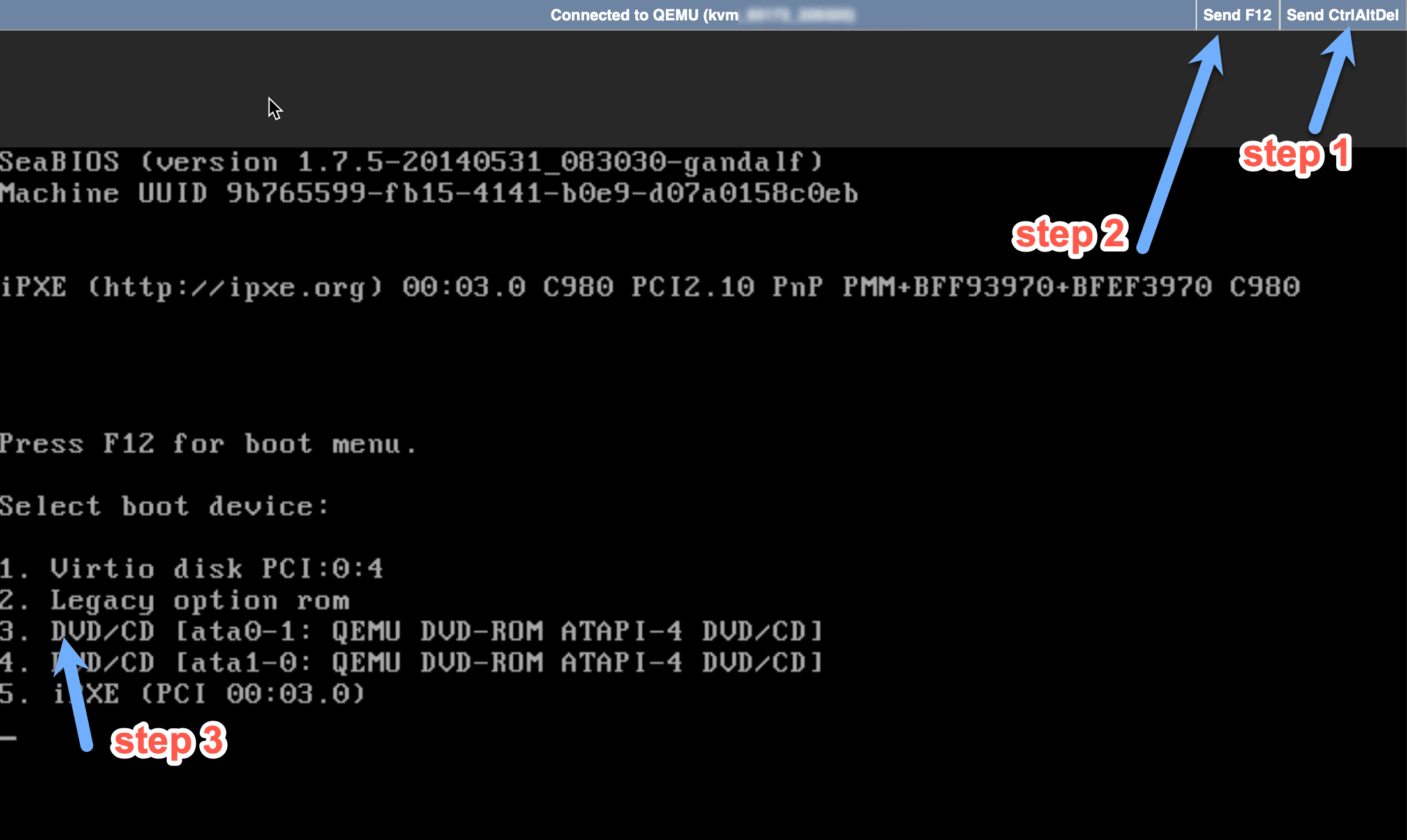 Manual Windows Server installation on EDIS KVM