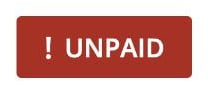 Red UNPAID status badge in the current invoice layout