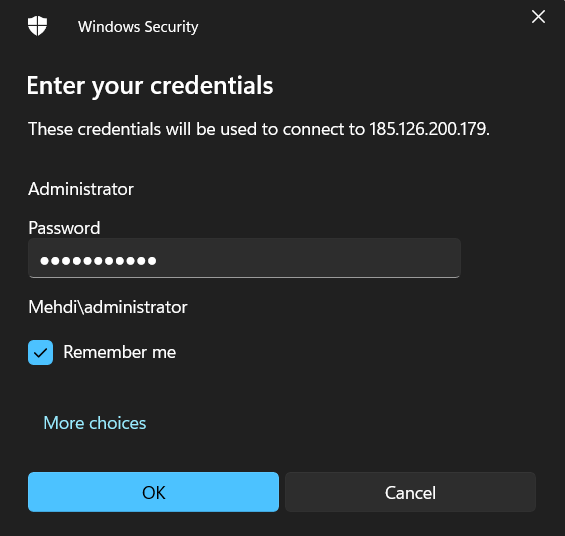 Remote Desktop (RDP)