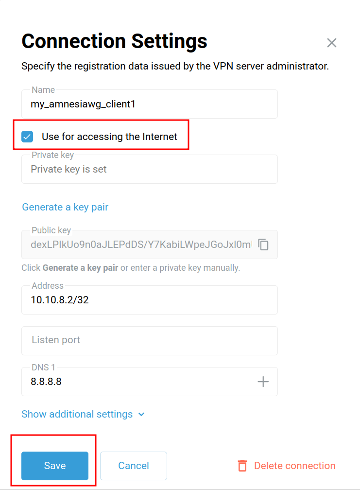 Install AmneziaWG client on Keenetic router